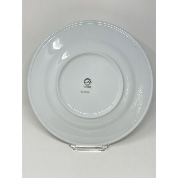 Sur La Table Bistro Service Charger Wide Rimmed Dinner Chop Plate 12.5" White - Picture 4 of 5